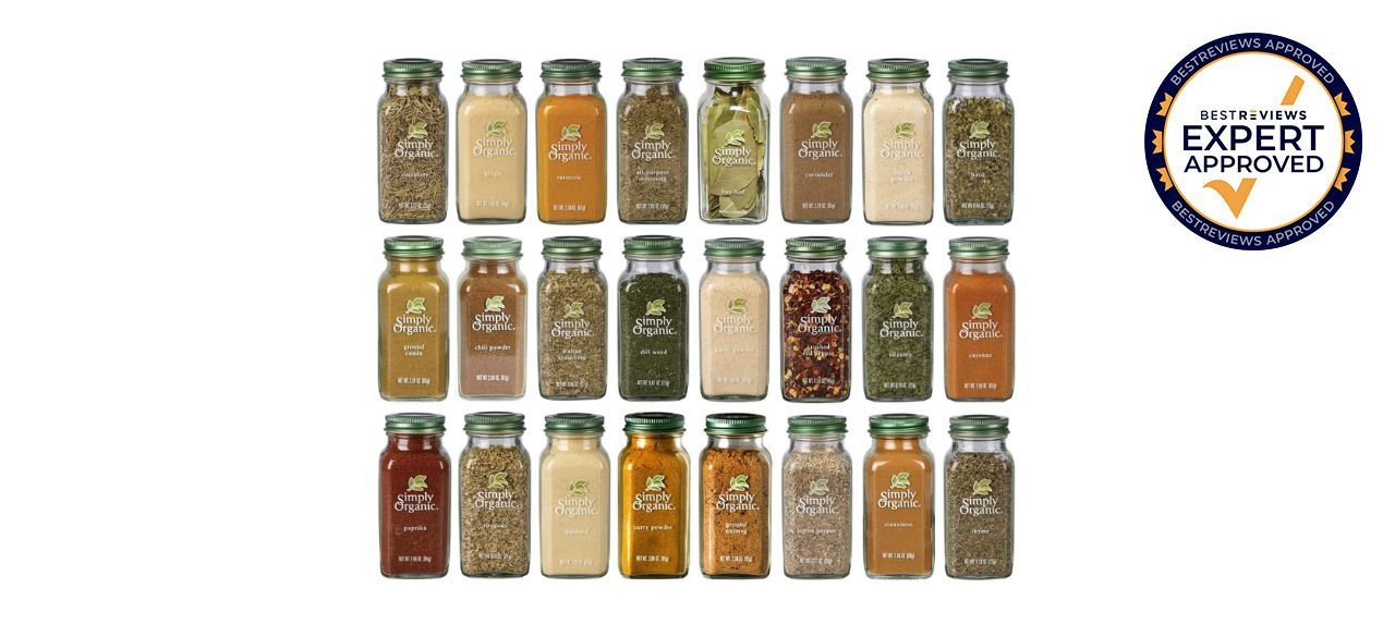 Simply Organic Herbs, Spices and Seasonings Assorted Variety Sampler Set