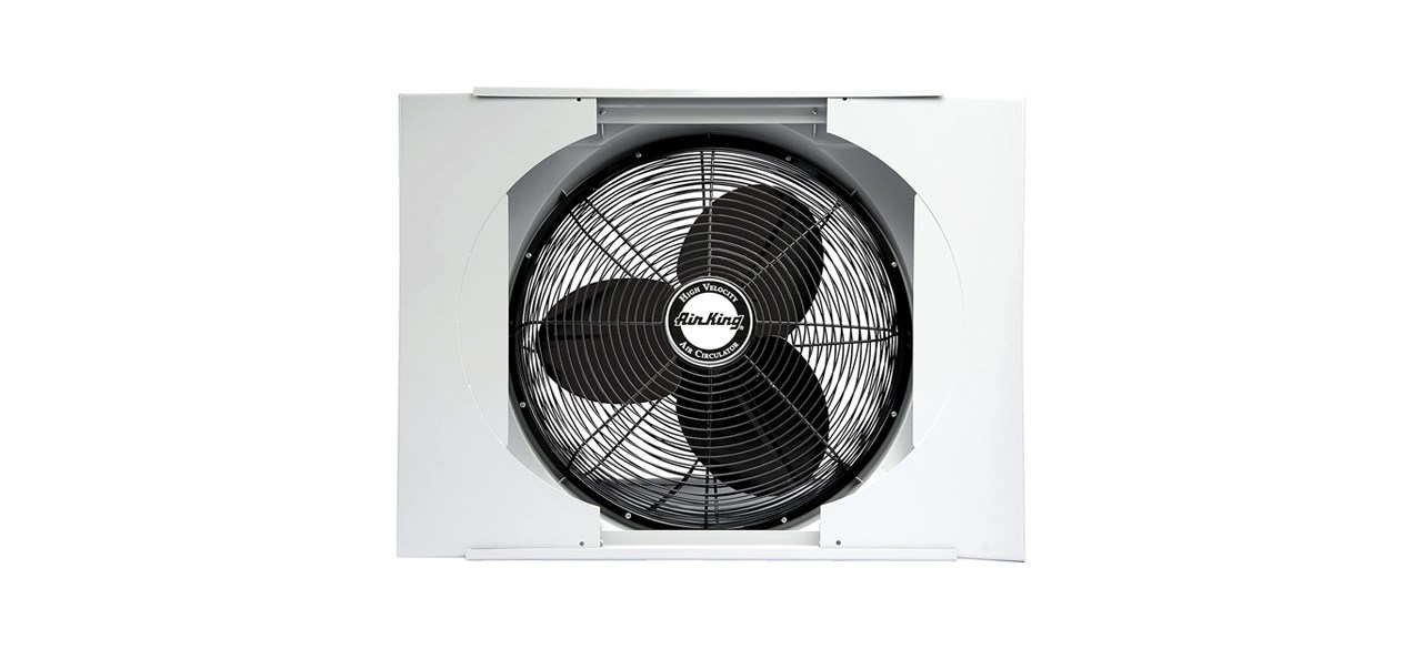 Air King Window Fan on white background