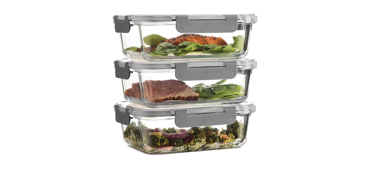 Fine Dine Store Superior Glass Round Meal Prep Containers