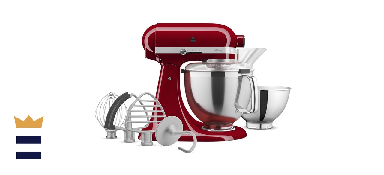 KitchenAid Artisan Series Tilt-Head Stand Mixer with Premium Accessory Pack