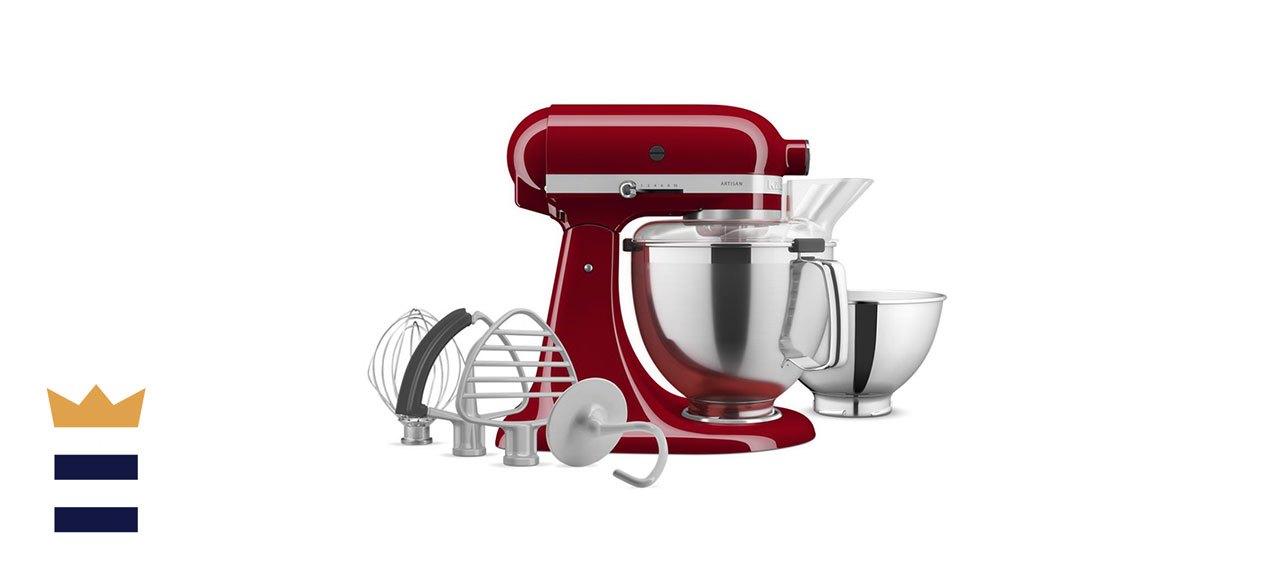 KitchenAid Artisan Series Tilt-Head Stand Mixer with Premium Accessory Pack