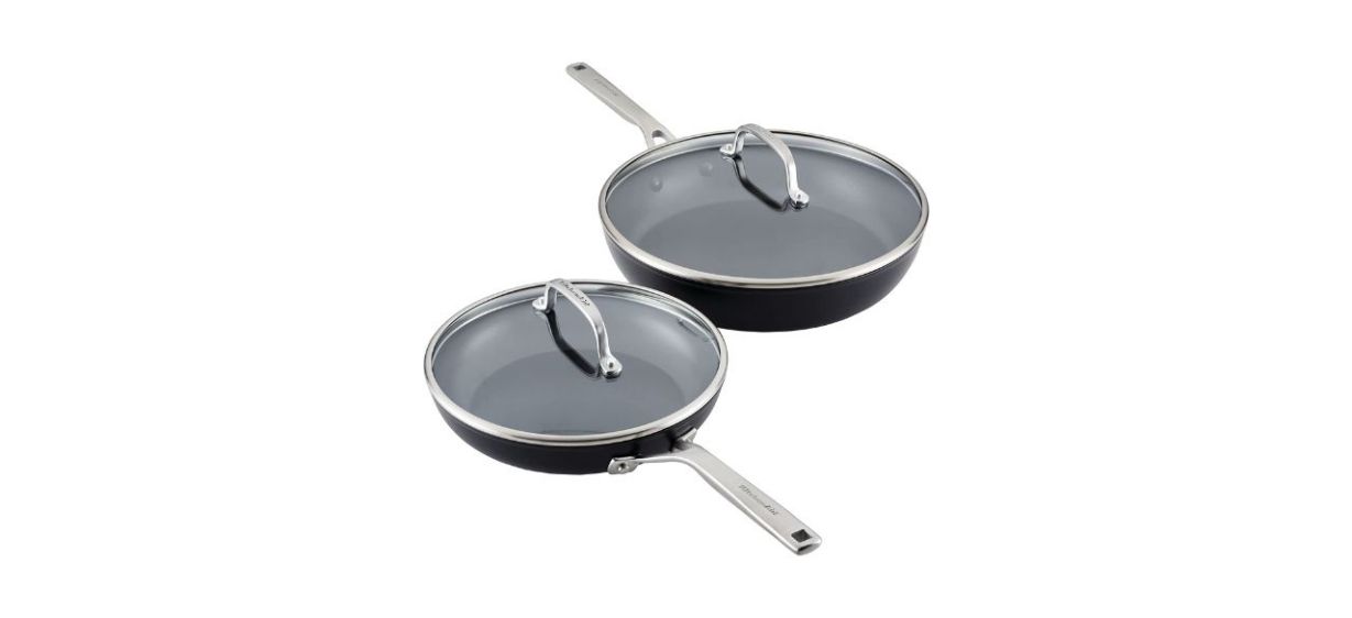 KitchenAid Hard Anodized Induction Nonstick Frying Pans Set