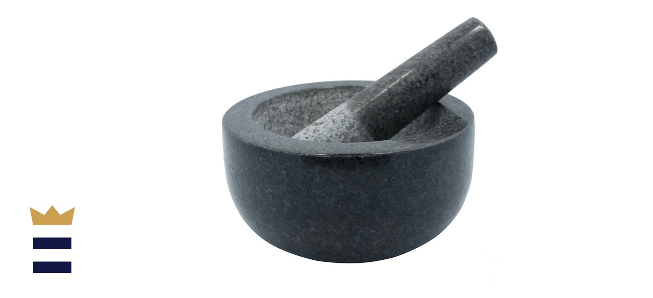 Kota Japan Large Black  Mortar &amp; Pestle