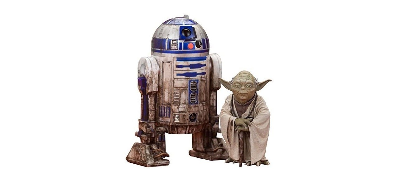 Kotobukiya Star Wars Yoda and R2-D2 Dagobah ARTFX Statue 2-Pack