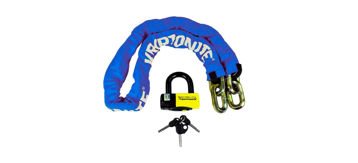 Kryptonite New York Fahgettaboudit Chain and New York Disc Lock