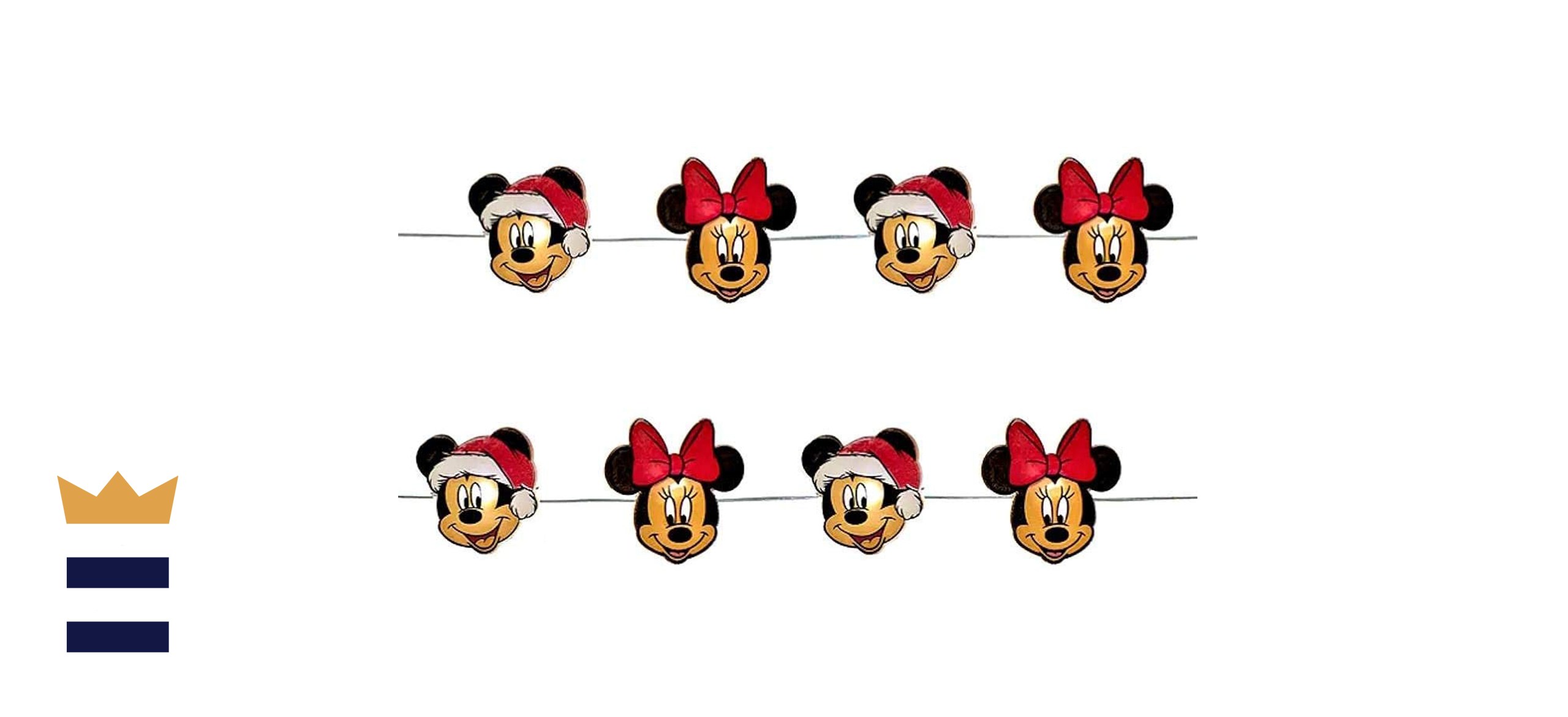 Kurt Adler 20-Piece Mickey and Minnie Fairy Lights