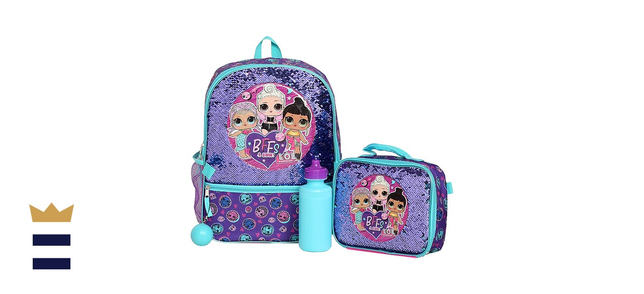 L.O.L. Surprise! Girls 4-Piece Backpack Set