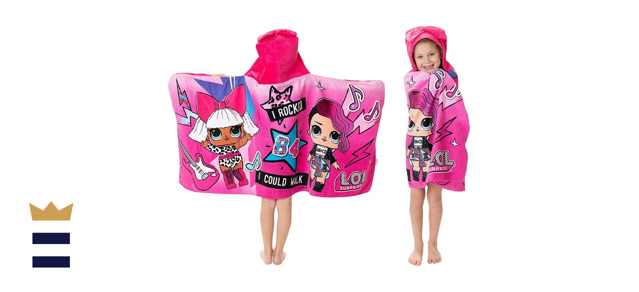 L.O.L. Surprise! Soft Cotton Hooded Bath Towel Wrap