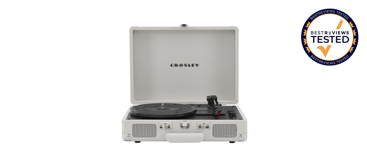 Best Crosley CR8005F-WS Cruiser Plus Vintage 3-Speed Suitcase Turntable