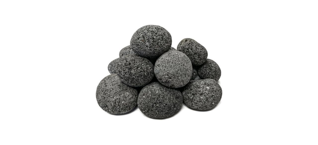 gray lava stones