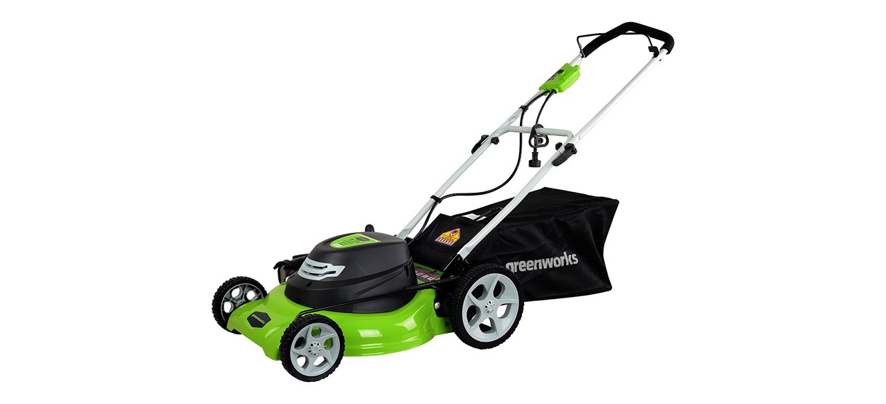 Greenworks 12 Amp 20-Inch 3-in-1 Electric Corded Lawn Mower