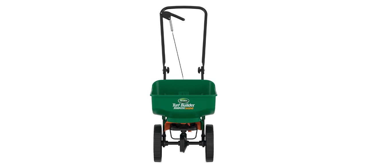 Best Scotts Turf Builder EdgeGuard Mini Broadcast Spreader