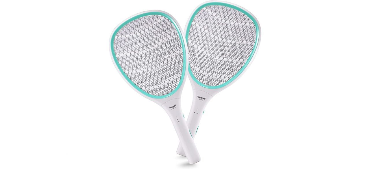 Faicuk 2-Pack Bug Zapper Racket Electric Fly Swatter