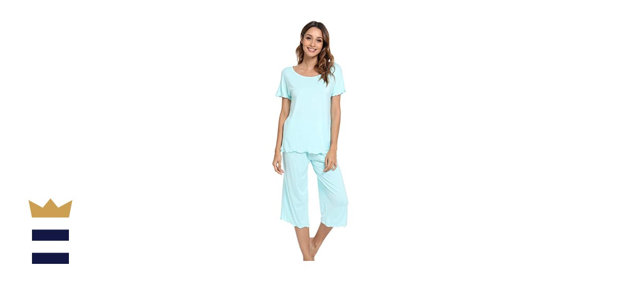 LazyCozy Women's Capri Pajamas