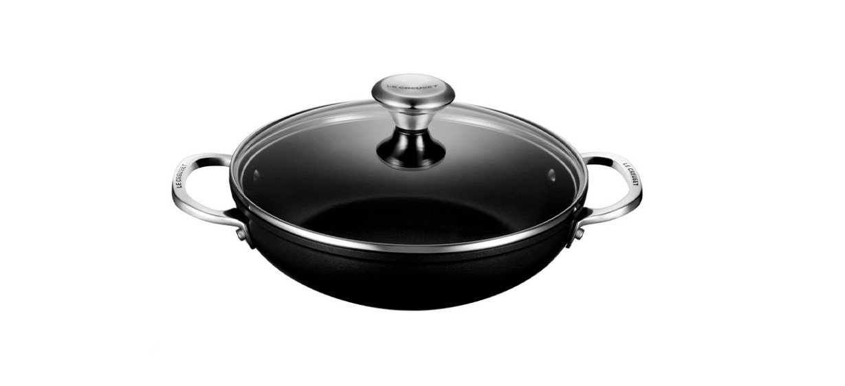 Le Creuset Toughened Shallow Casserole Braiser Le Creuset Toughened Shallow Casserole Braiser