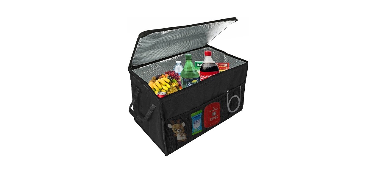 Lebogner Insulated Car Console Organizer Cooler