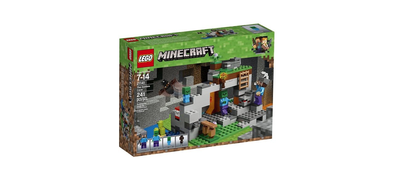 LEGO Minecraft the Zombie Cave 21141 Building Kit (241 Piece) gold (241  pieces) : : Toys & Games