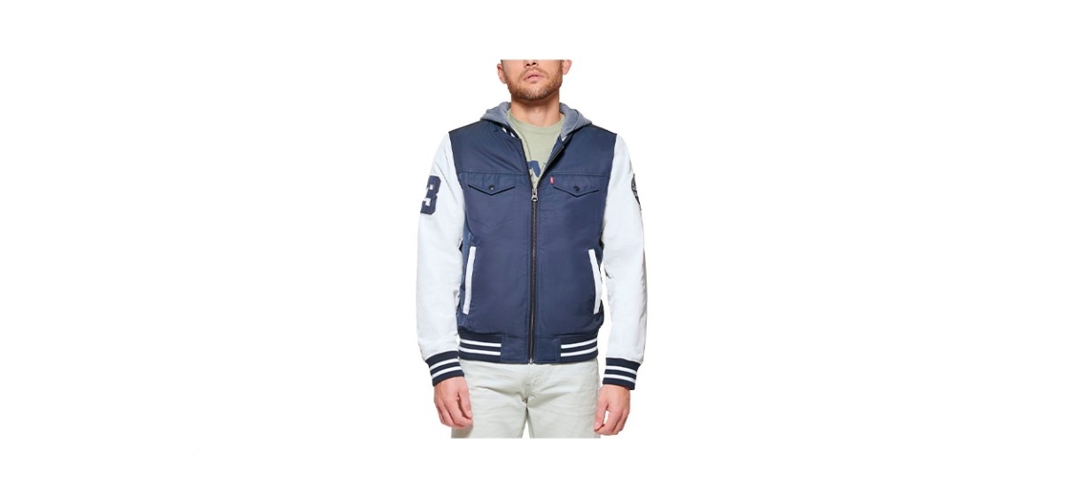 Levis Varsity Bomber Hooded Jacket