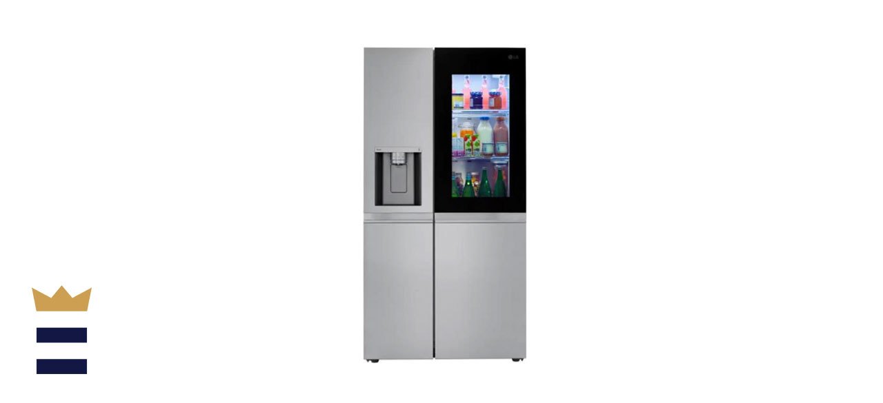 LG 27 cubic feet Side-by-Side Refrigerator with InstaView and Dual Ice Maker 