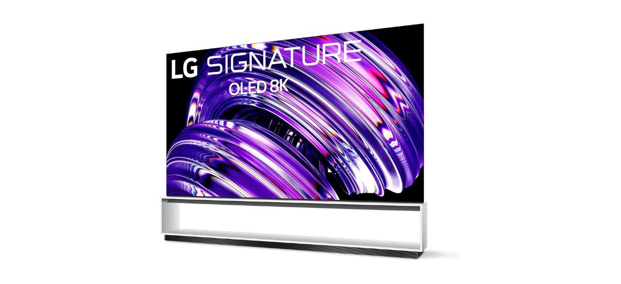 LG Signature 88-Inch Class OLED Z2 Series Alexa Built-in 8K Smart TV on white background