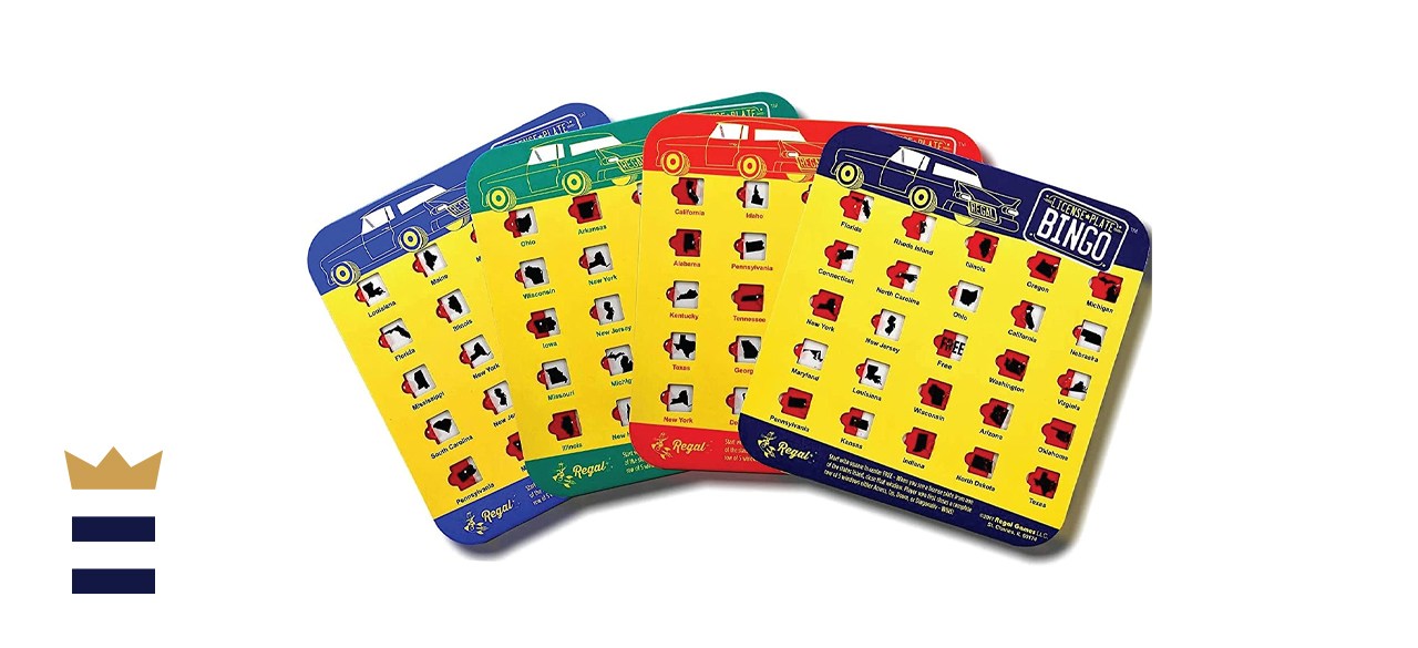 Regal Games Original License Plate Bingo Travel Set