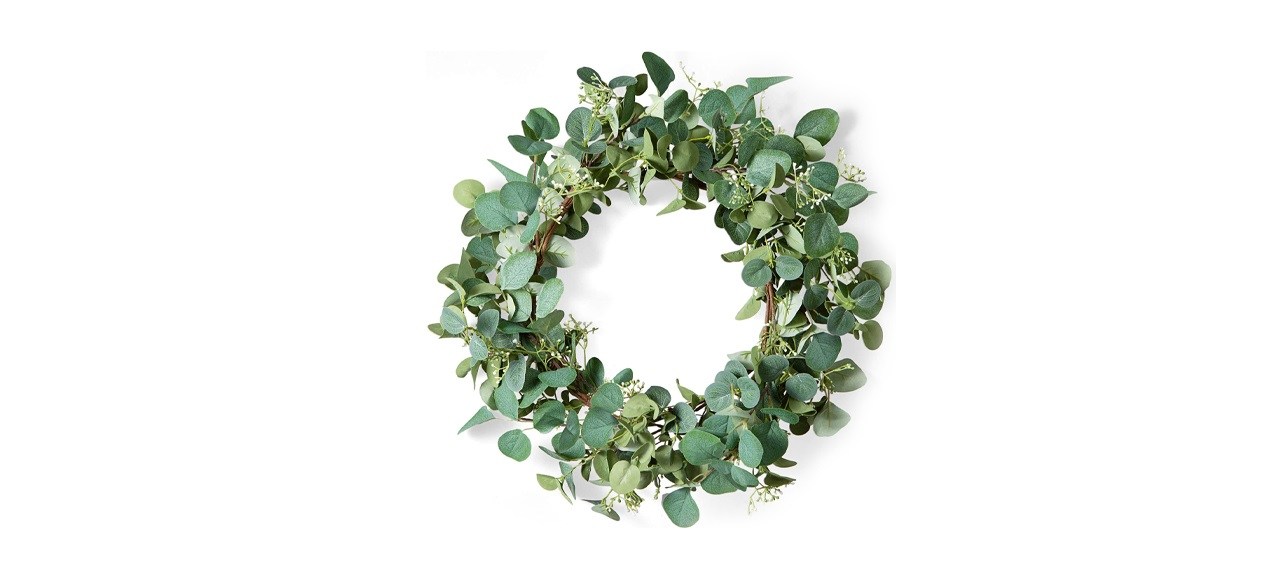 Lifeair Green Eucalyptus Leaf Wreath