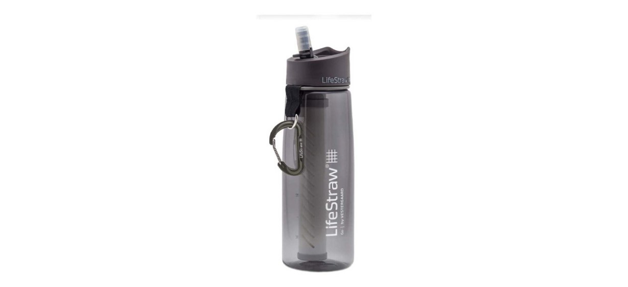 LifeStraw Go Water Filter Bottle with 2-Stage Integrated Filter Straw