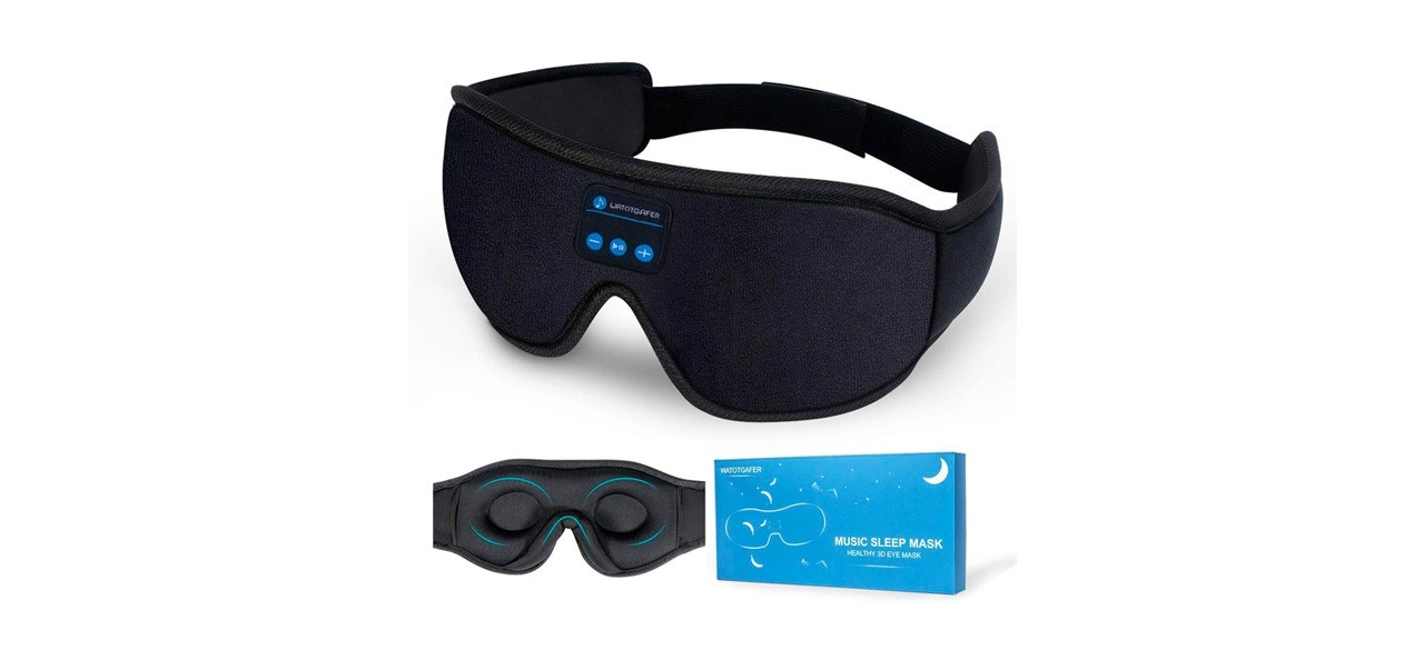 Lightimetunnel Bluetooth Sleep Headphones Eye Mask