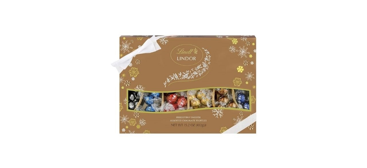 Lindt Lindor Holiday Deluxe Assorted Chocolate Truffles