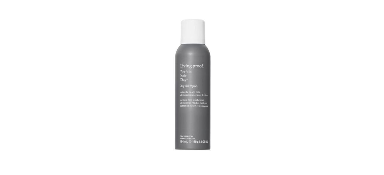 Living proof Dry Shampoo on white background