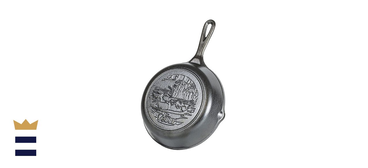 Lodge Wildlife Eight-Inch Cast Iron Skillet