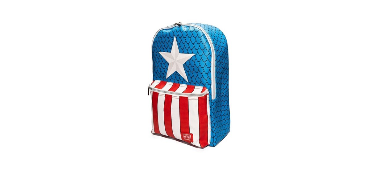 Loungefly Captain America Backpack with Pin