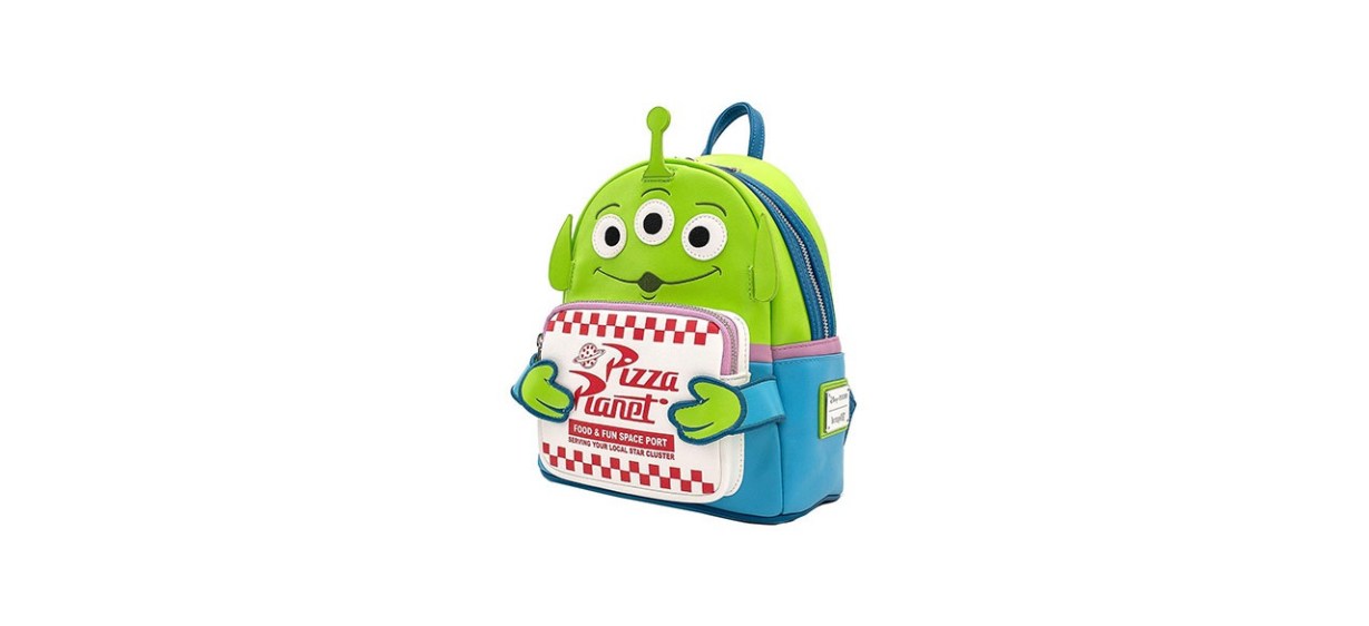 Loungefly Disney Toy Story Alien Pizza Planet Mini Backpack