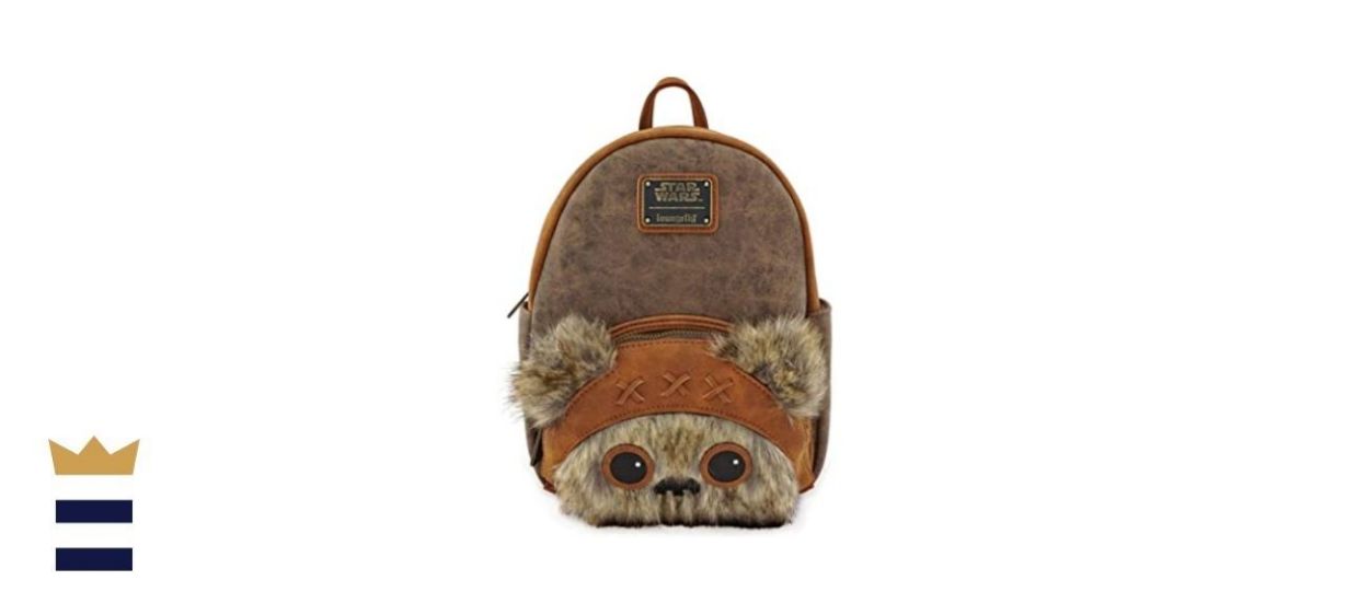 Loungefly “Star Wars” Ewok Faux Leather Mini Backpack