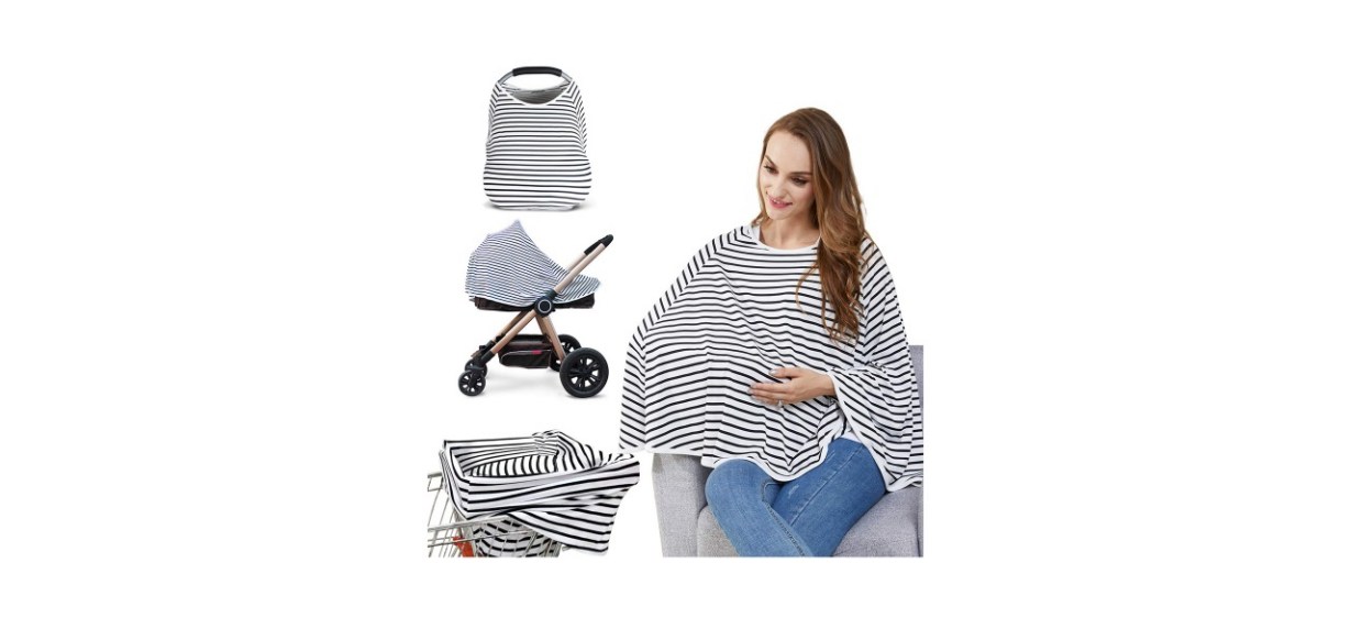 LUCINE Baby Nursing Cover &amp; Nursing Poncho