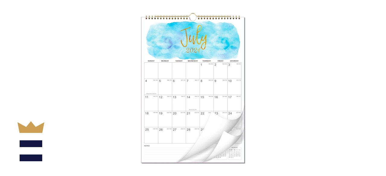 Maalbok 2021 Monthly Wall Calendar