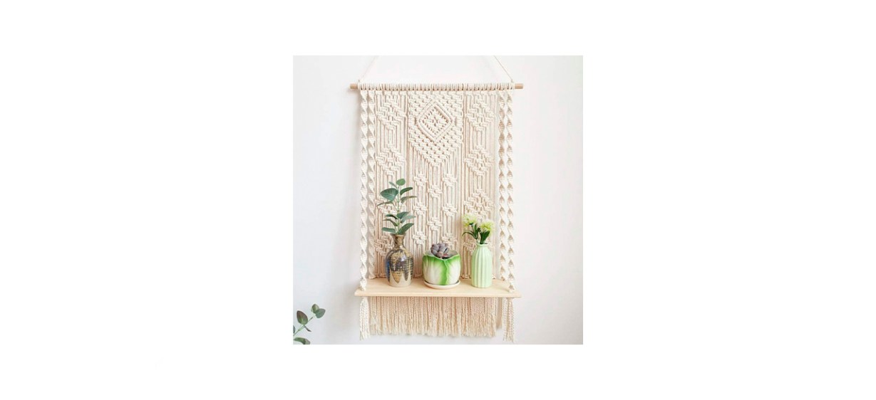 Maghat Handmade Macrame Wall Hanging Shelf