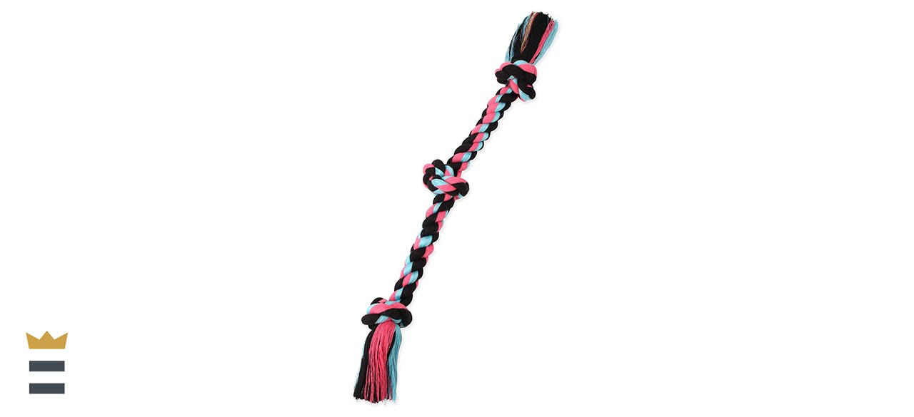 Mammoth Cotton Blend 3 Knot Dog Rope Toy