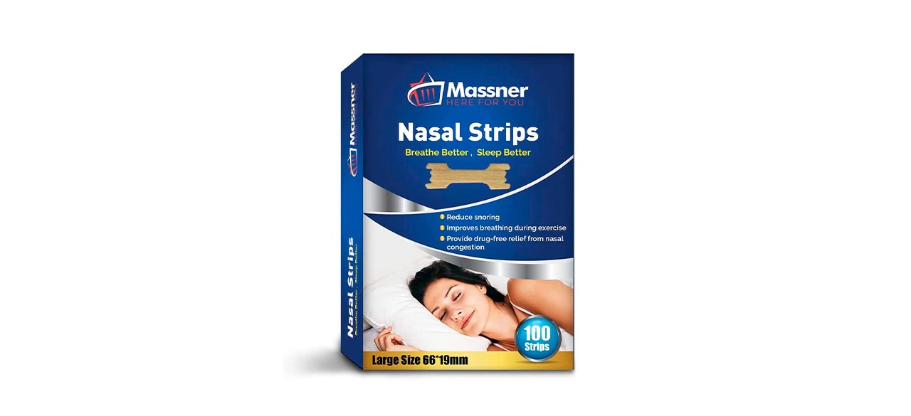 Compare to Breathe Right) Leader Better Breathing Nasal Strips Medium —  Mountainside Medical Equipment