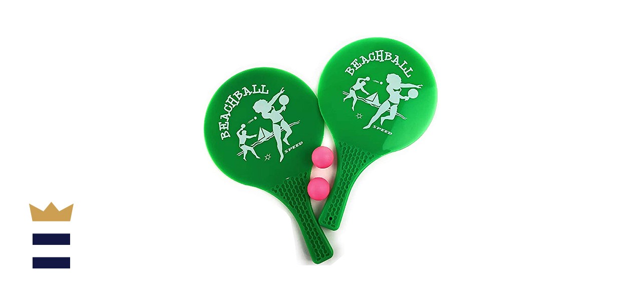 Matty's Toy Stop Waterproof Plastic Paddle Ball Game