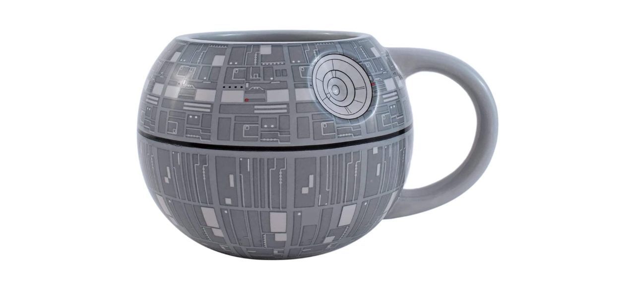 Silver Buffalo Death Star Sculpted Ceramic Mug