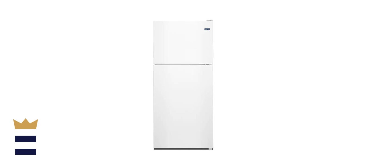 Maytag 18 cubic foot Top Freezer Refrigerator in White