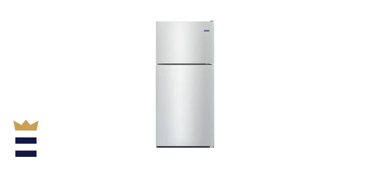 Maytag 21 cubic foot Top Freezer Refrigerator in Fingerprint Resistant Stainless Steel