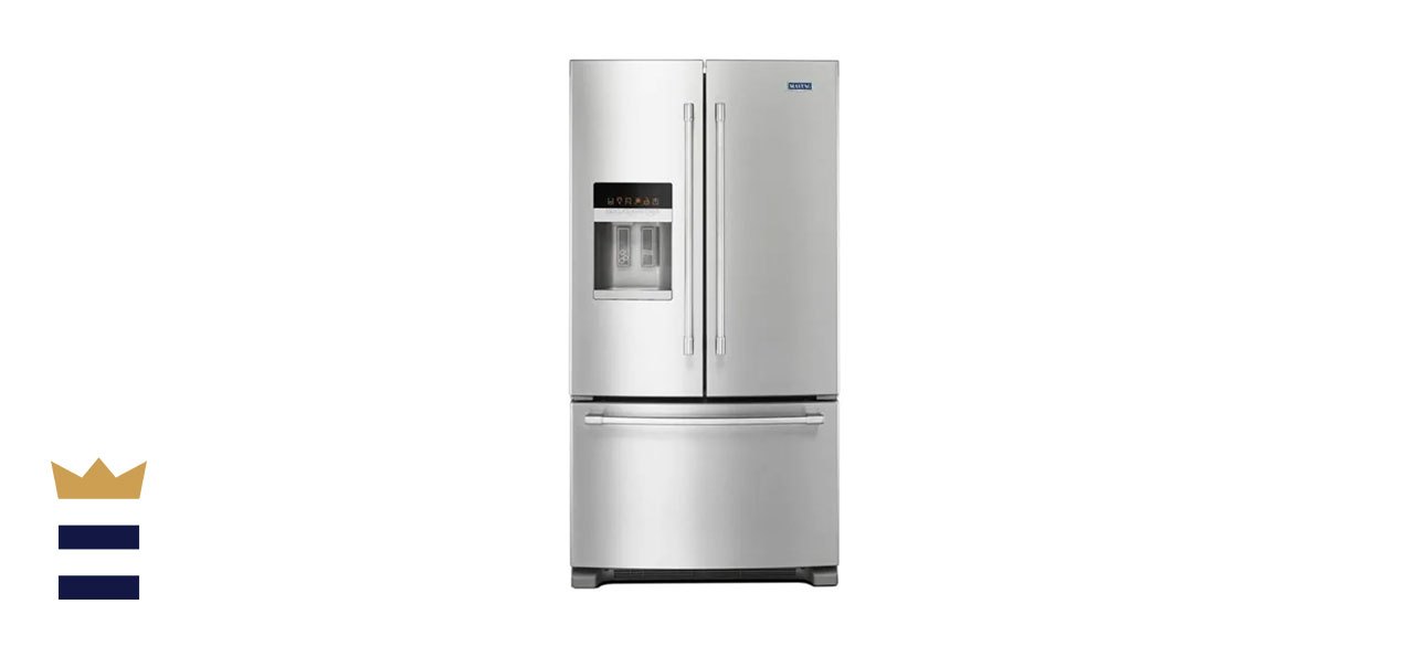 Maytag 25 cubic foot French Door Refrigerator in Fingerprint Resistant Stainless Steel