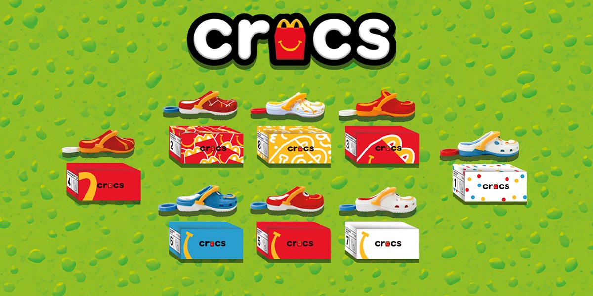 McDonald's Crocs clips 