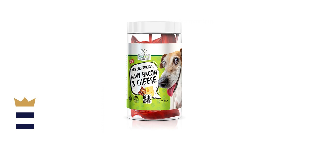 MediPets CBD Wavy Bacon &amp; Cheese Strips