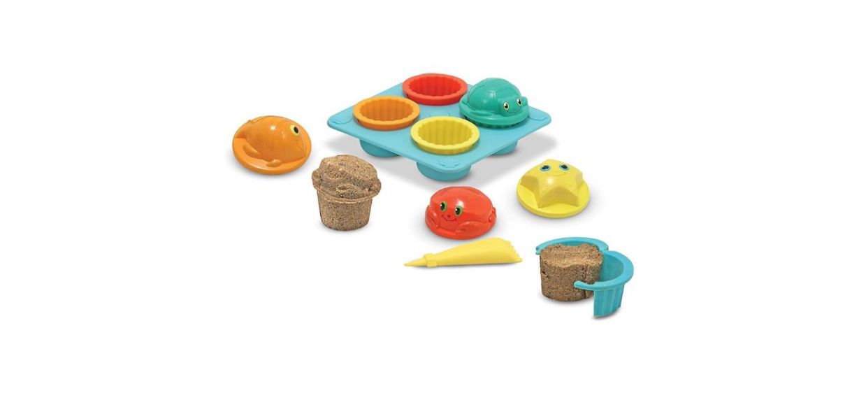 Melissa &amp; Doug Sunny Patch Sand Cupcake Play Set