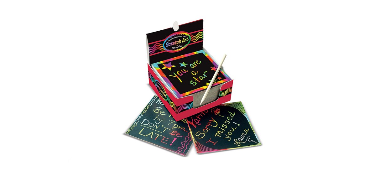 Melissa and Doug Scratch Art Rainbow Mini Notes Melissa and Doug Scratch Art Rainbow Mini Notes