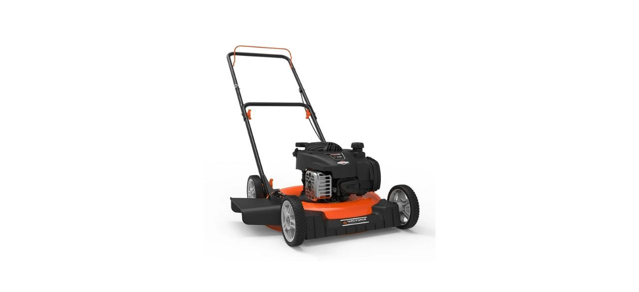  Yard Force Lawn Mower 20 Inch 125cc e450 Series Briggs & Stratton Gas Walk Behind with Side-Discharge Cutting System