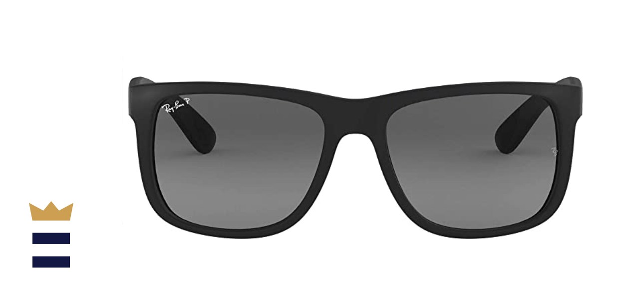 Ray-Ban Rb4165 Justin Polarized Rectangular Sunglasses